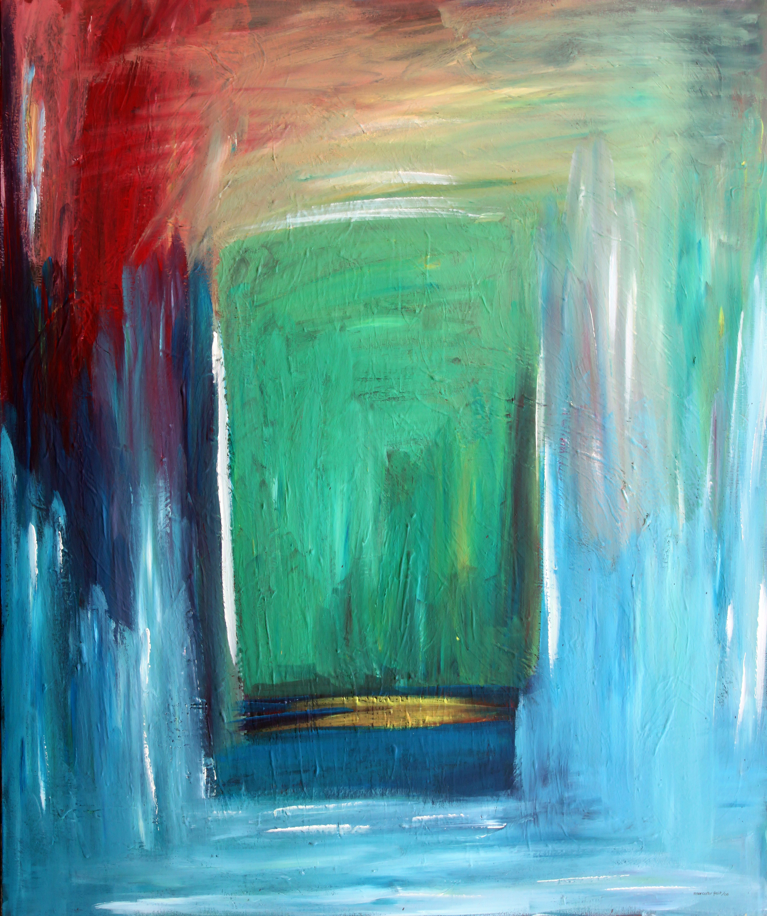 Jakob Tillmann, Gemälde ohne Titel, 120 x 100